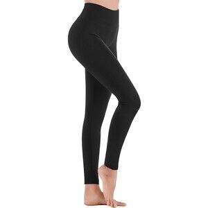 New UUE Yoga Black Leggings for Women, High Waisted Workout Yoga Pants